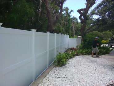 Vinyl Fence