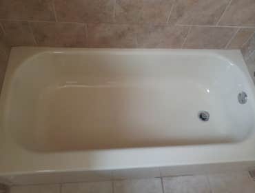 All Skill Construction, LLC Project new tub, ceramic tile, and painting.