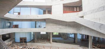 University of Iowa Visual Arts Building construction progress