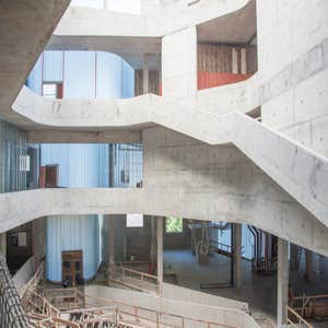 University of Iowa Visual Arts Building construction progress