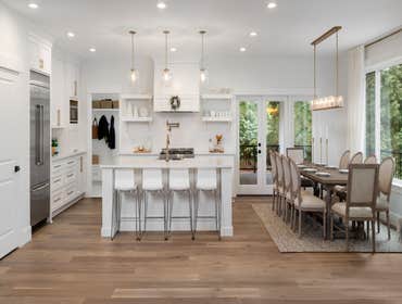 San Carlos Interior Remodel Complete Kitchen Remodel, Major Plumbing & Electrical Relocations, Custom Cabinets, High-End Appliance Installation, and Fl