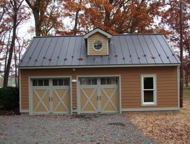 Custom Built Garage in The Plains Virginia When an old client of ours decided he needed more storage space he called Craftsman Construction. The clie