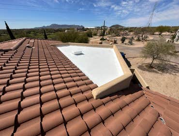 Photos by Mtm Roofing #3 Flat Roof Foam and Recoat