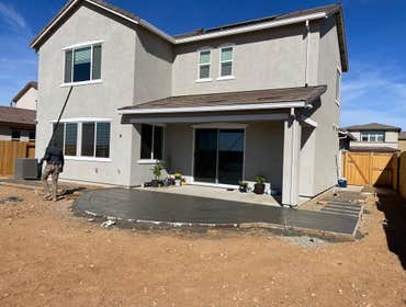Photos by Cal Valley Landscape #18 Concrete paving, colors stamped concrete paving