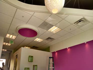 Recent commercial ceiling projects
