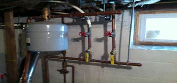 South Shore Mech Cont Photos Just a few pictures of a condo drainage rough.... An a boiler with 2 zones off of it
