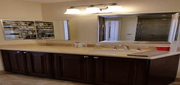 Broward County Bathroom Remodel Customers love the intricate tile work we can do to make their bathroom a showpiece.