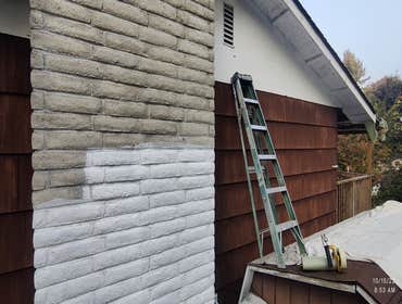 Saul's Quality Painting LLC Project #1 Initially Just a repainting of the home, later the client asked to add the painting of the deck to the job agree