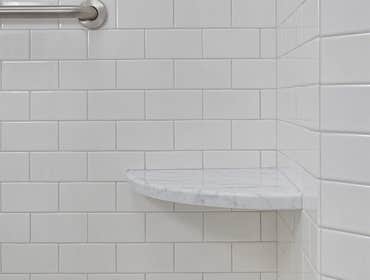 Queen Anne Bathroom Update We remodeled this bathroom with the hopes of preserving the initial look as much as possible, giving this bathroom a calm an