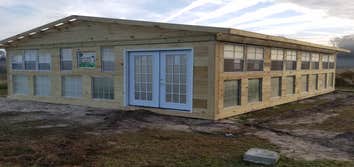 Wood Framed Green House