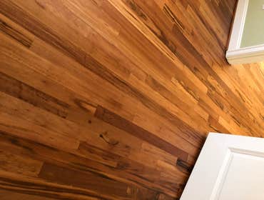 Floor Restoration Project Approximately 2000 s.f. of sun & water damaged flooring repair to it's original beautiful state!