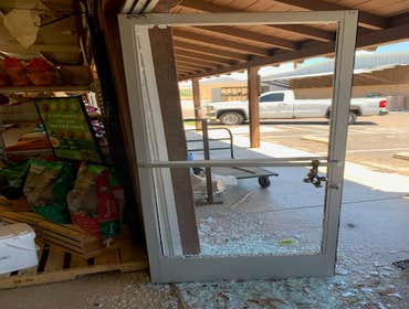 Photos by Alpha Commercial Doors LLC #2 Emergency Same-Day Storefront Glass Repair
We offer same day emergency services for boarding up glass doors tha
