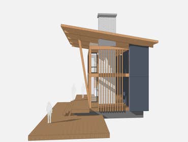 Tallmage Residence A small house designed for a spectacular island site in Juneau, Alaska. 1990