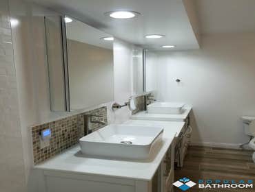 Open Concept Modern Bathroom