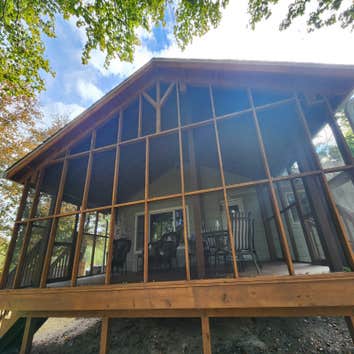 Screened in porch