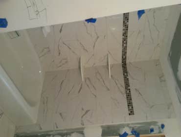 Ceramic tile bathroom
