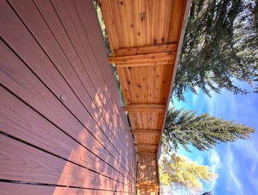 Photos by Cool River Construction #7 Remove and install a larger deck with trex and rainescapes water proof system