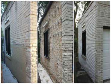 Masonry wall restoration