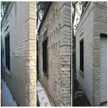Masonry wall restoration