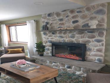 Refinished Fireplace