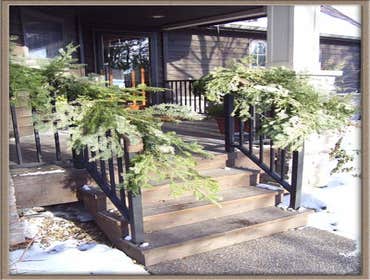 Outside porch