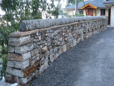 Dry Stone Walling project of Borrowed Ground Each dry stone walling project is built by professional dry stone masons. We specialize in building high q