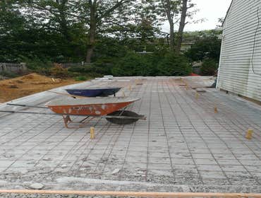 Photos by Blue Stone Landscaping LLC #23 Garage concrete floor.