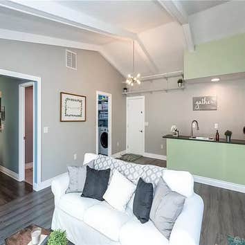 Bonus Room Interior Painting including walls, ceiling, beams, trim