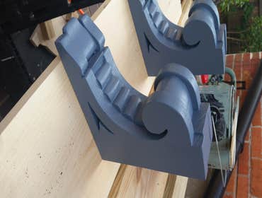 Fabricated corbel to match