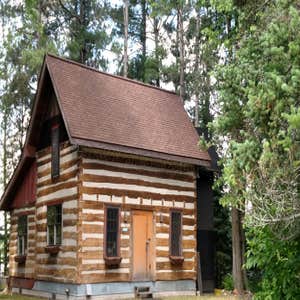Hand Hewn Log Home