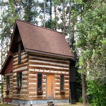Hand Hewn Log Home