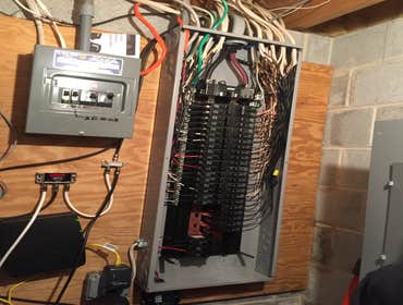 Open just done breaker. Box