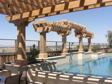 New Project 1 Pleasanton, Ca. Cabana & Pool House. Pool by Riviera Pools Danville, Ca.
