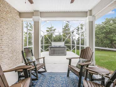 Screened in Hot Tub Deck