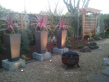 Gallery of Design Build Project in the South Bay and Santa Cruz Areas We specialize in creative design solutions that eliminate or reduce lawn. Most of