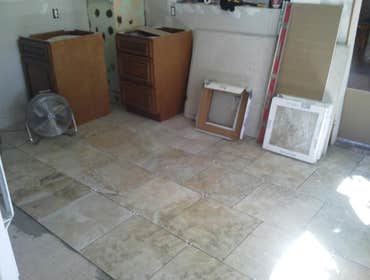 Tile floor