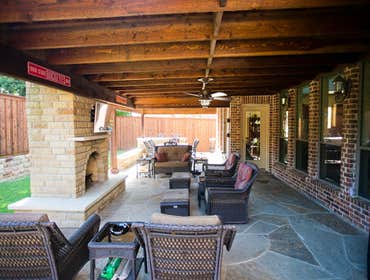 Patio Cover, Fireplace