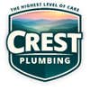 Crest plumbing logo