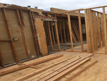 Home addition - framing