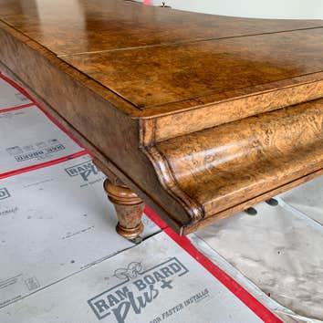 Photos by Artisan1united #1 Water damage grand piano, restored for