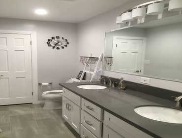 Bathroom after renovation.