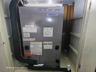 Philip's Job New system, with ductwork, and insulation