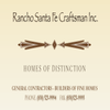Rancho Santa Fe Craftsman Inc logo