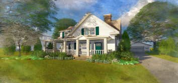 Barrington Residence Barrington Residence
The client commissioned a planting plan for front yard featuring a Flowering Dogwood. A variety of plants we
