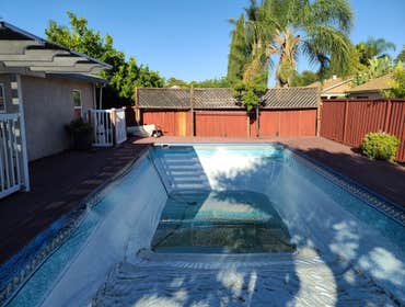 Photos by Atr Landscape #2 Demo
Backfill & compact swimming pool w/base rock
Patio posts replacement
Grading
Drainage
Irrigation
Lighting
Pavers
Flagst