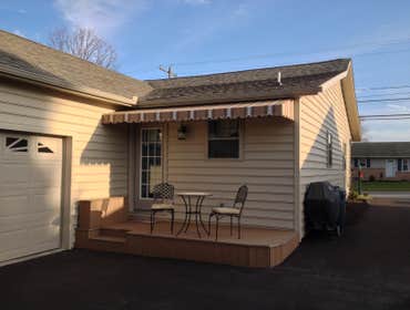 Sunbrella door awning
