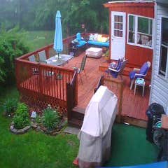Deck with sunroom