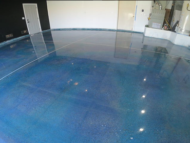 Photos by Sleek Floors Inc #6 Several Garage Floors Stained / Polished / Sealed