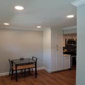 Recessed Fixtures The homeowner was renovating her kitchen. Due to the bulkhead in the galley kitchen it was necessary to use low profile Lotus LED rec