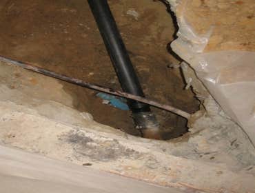 Repaired and Lined Kitchen Drain